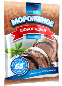 Мороженое сухое шоколадное, 65г/18шт
