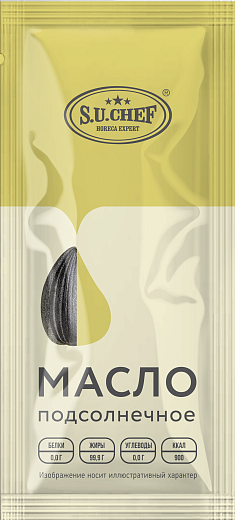 Масло подсолнечное рафинированное, 10г/252шт
